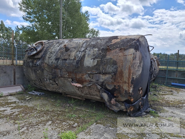 Zbiornik stalowy 25 m3 pod stację MPS ZSS-25 (wydołowany, odgazowany) - pakiet zawierający 3 szt. 